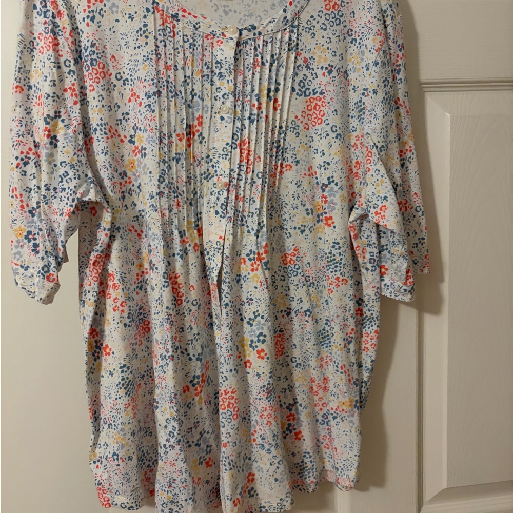 Floral Print Women's Top